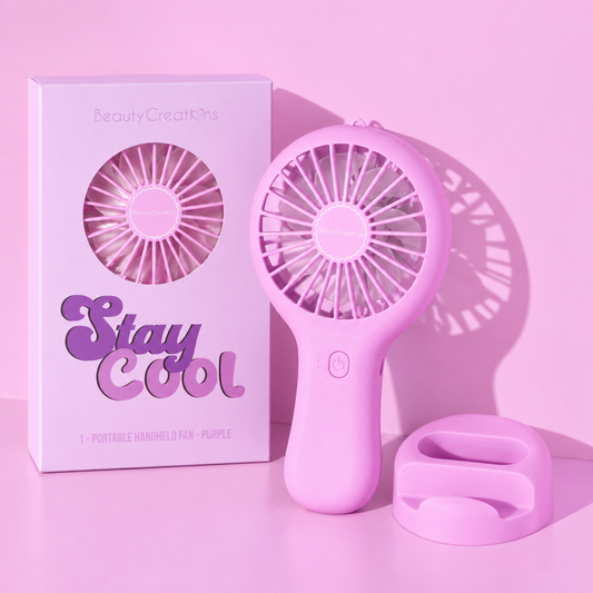 SMC - Beauty Creations - Portable Handheld Fan - Purple