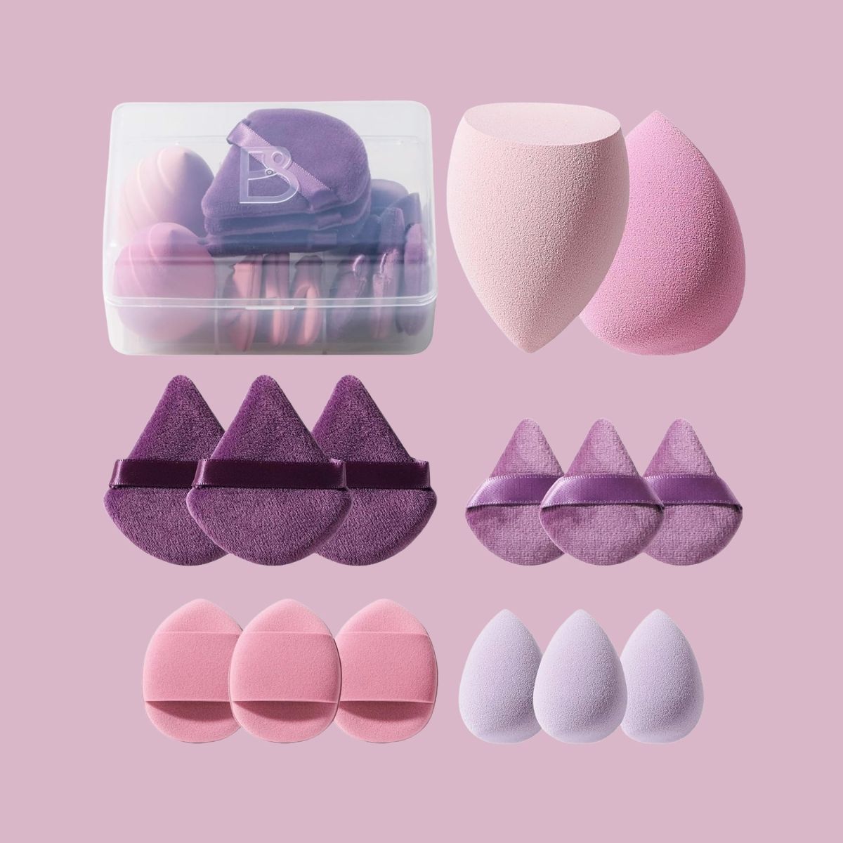TAF - BS Makeup Sponge Puff Blender Set