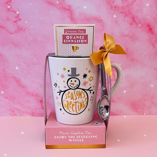 TRU - Becky's Enjoy The Sparkling Winter Orange Cinnamon Green Tea & Mug Set