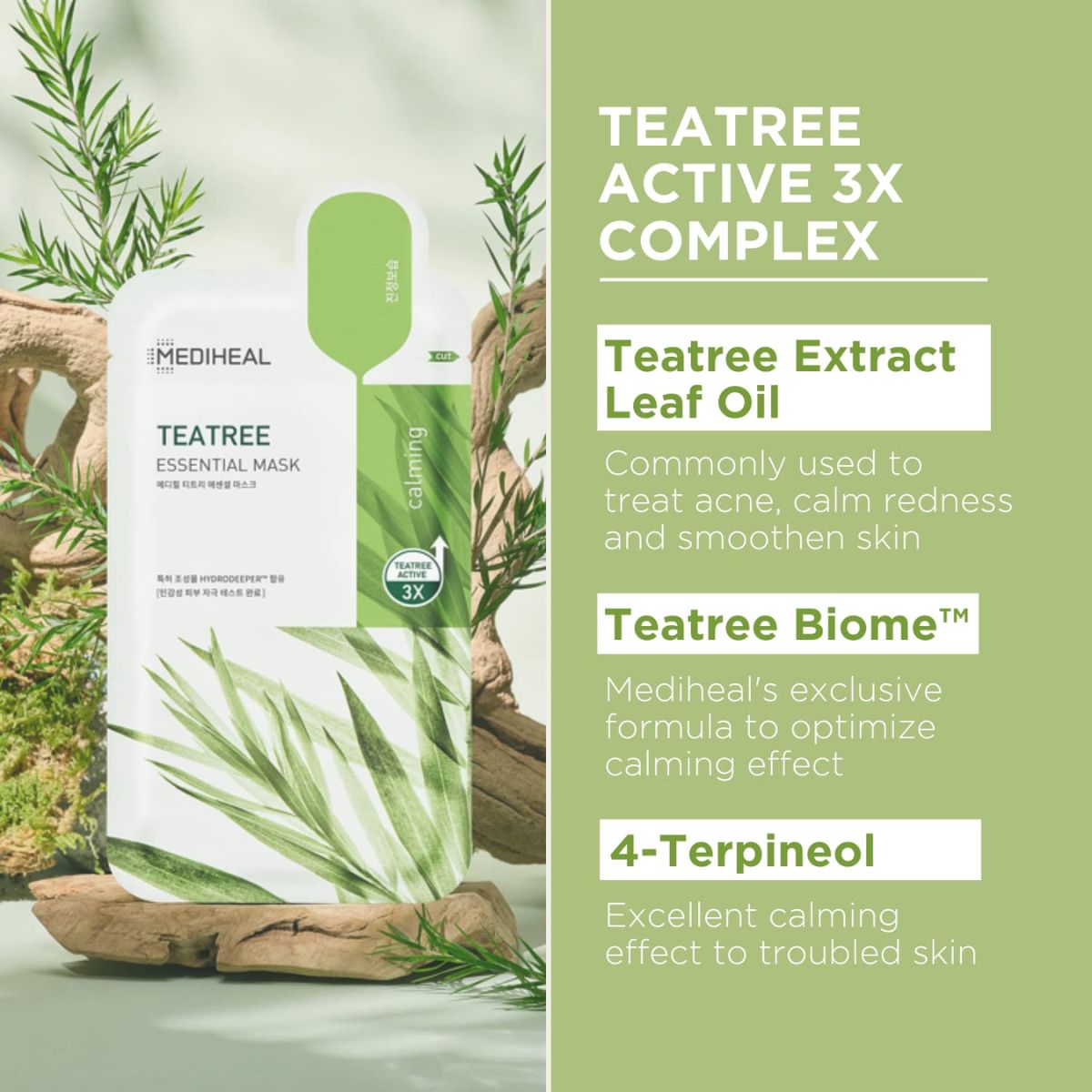 TAF - Mediheal Tea Tree Calming Mask Sheet