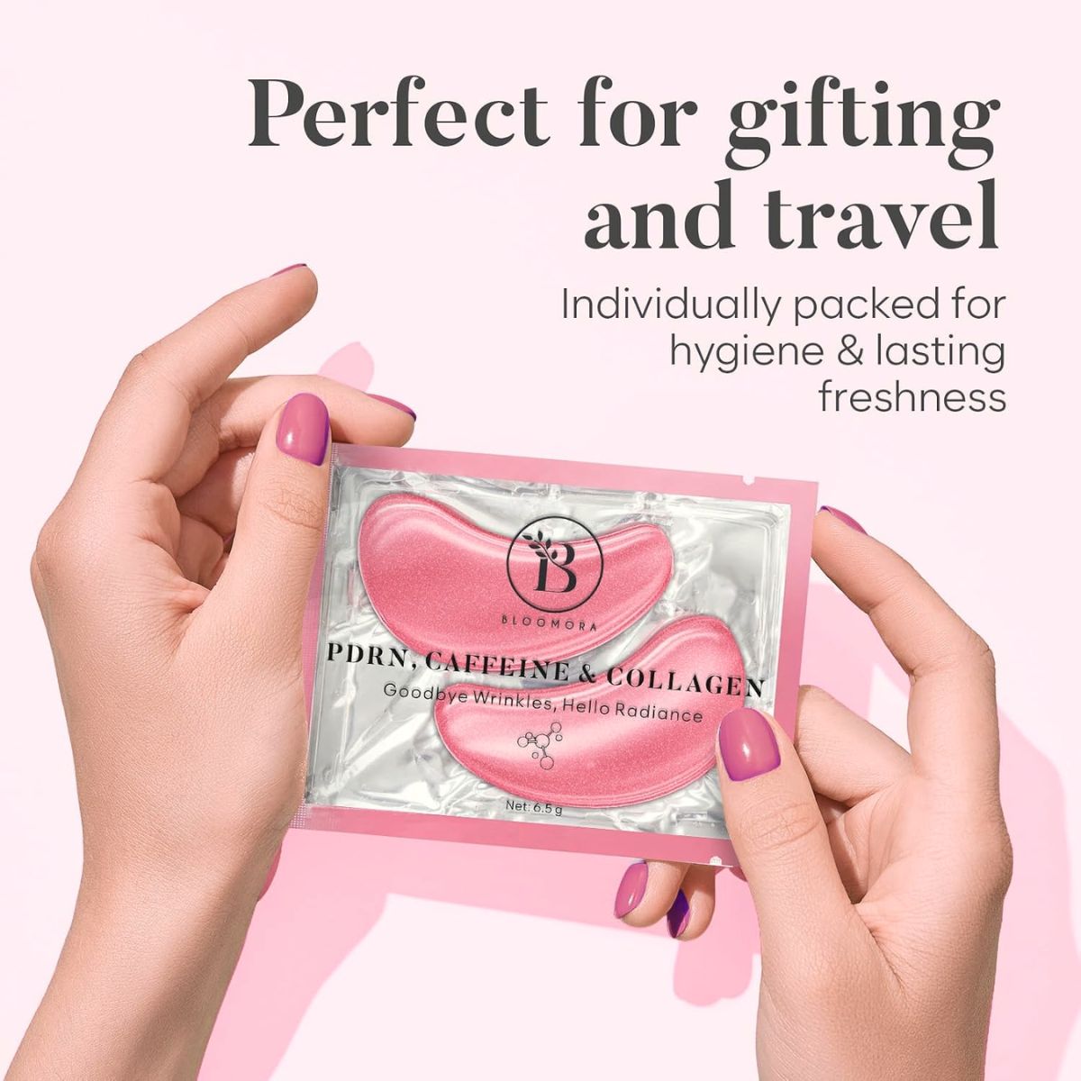 TAF - Bloomora PDRN Caffeine Under Eye Gel Mask Patches