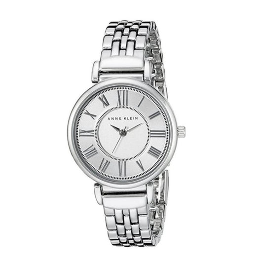 CUR 915 - Anne Klein Silver Round Face Bracelet Watch