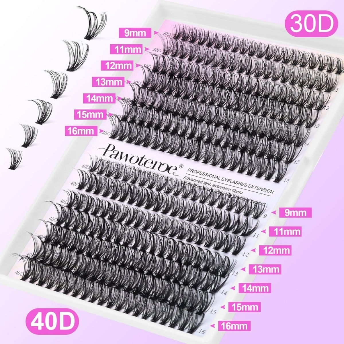 TAF - Pawotence Lash Clusters Extension Kit - 30D & 40D