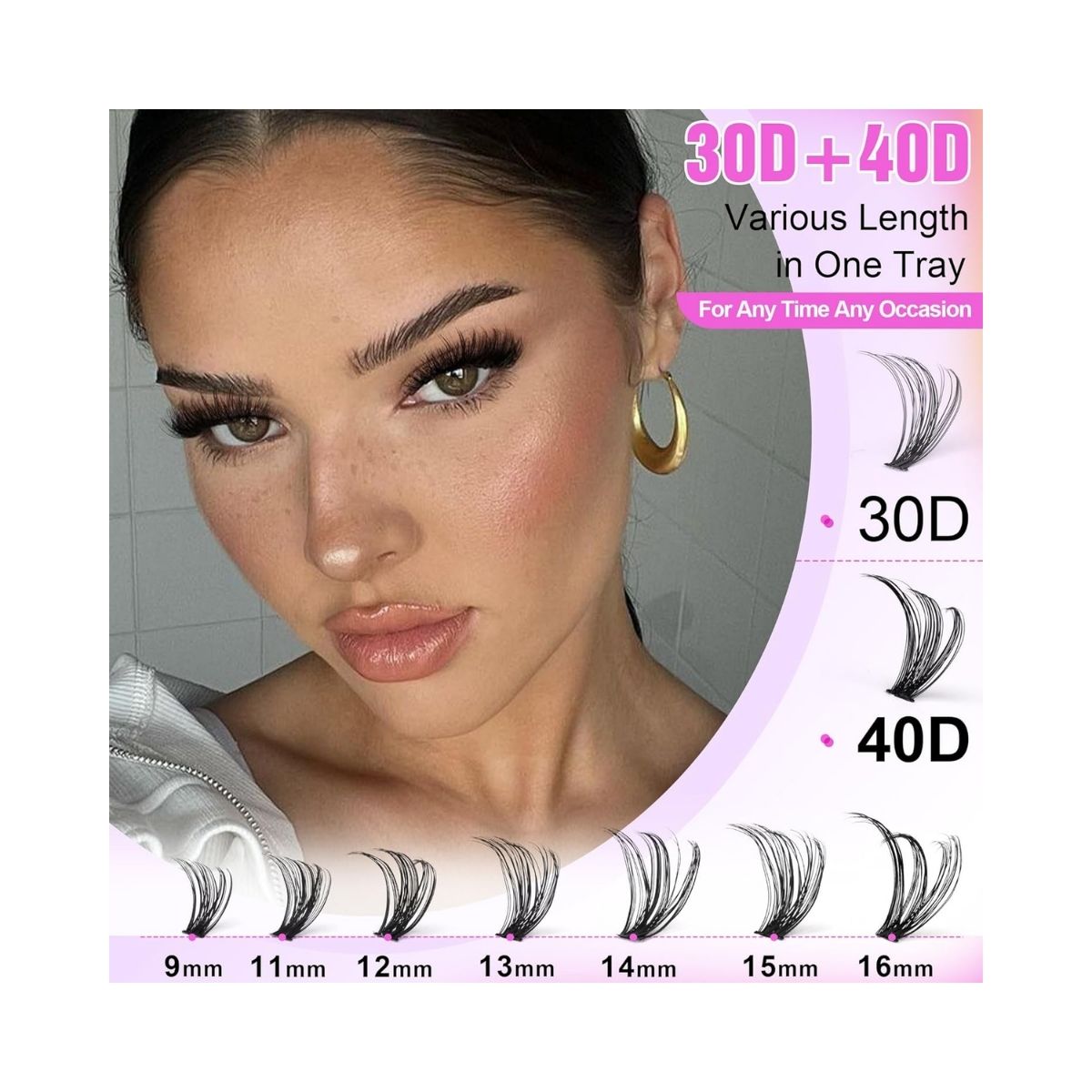 TAF - Pawotence Lash Clusters Extension Kit - 30D & 40D