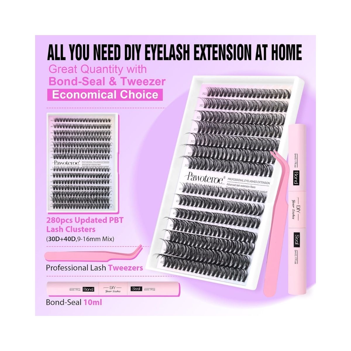 TAF - Pawotence Lash Clusters Extension Kit - 30D & 40D