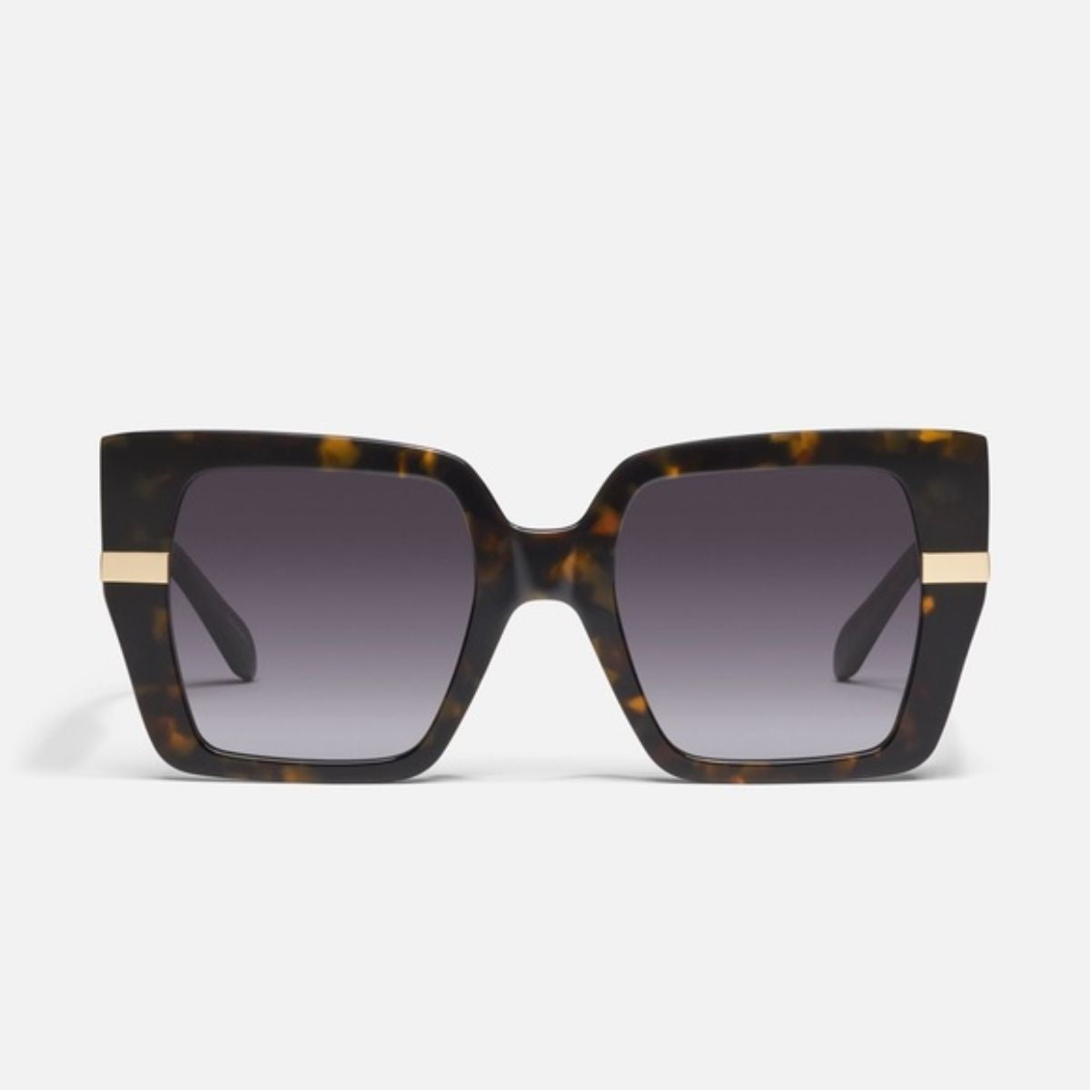 CUR 046 - Quay Notorious Tortoise 53mm Square Sunglasses
