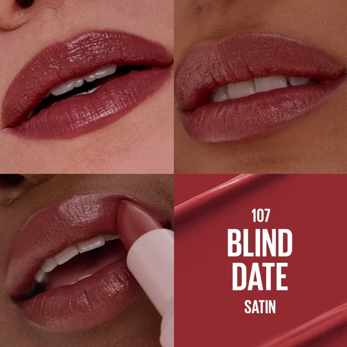 TAF - Maybelline Serum Satin Lipstick - 107 Blind Date