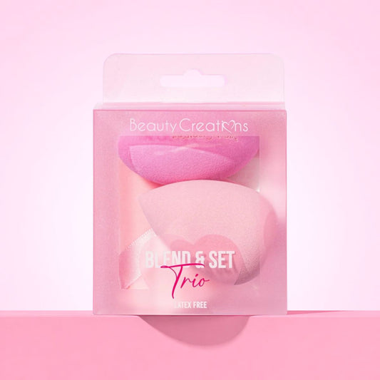 TAF - Beauty Creations Blend & Set Trio Latex Free Beauty Blender Set