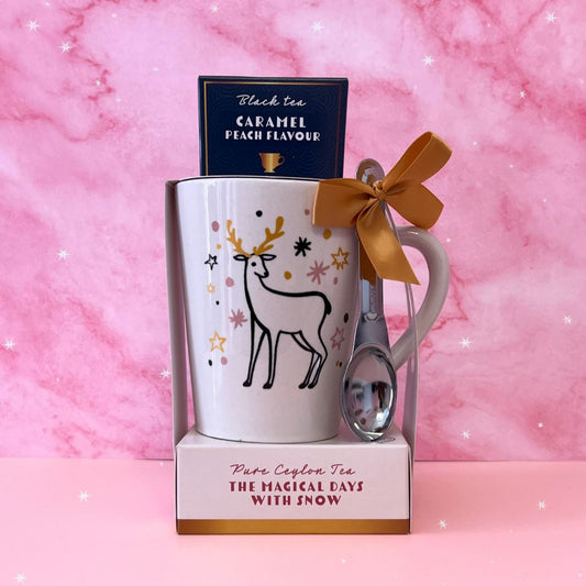 TRU - Becky's The Magical Days With Snow Caramel Peach Black Tea & Mug Set