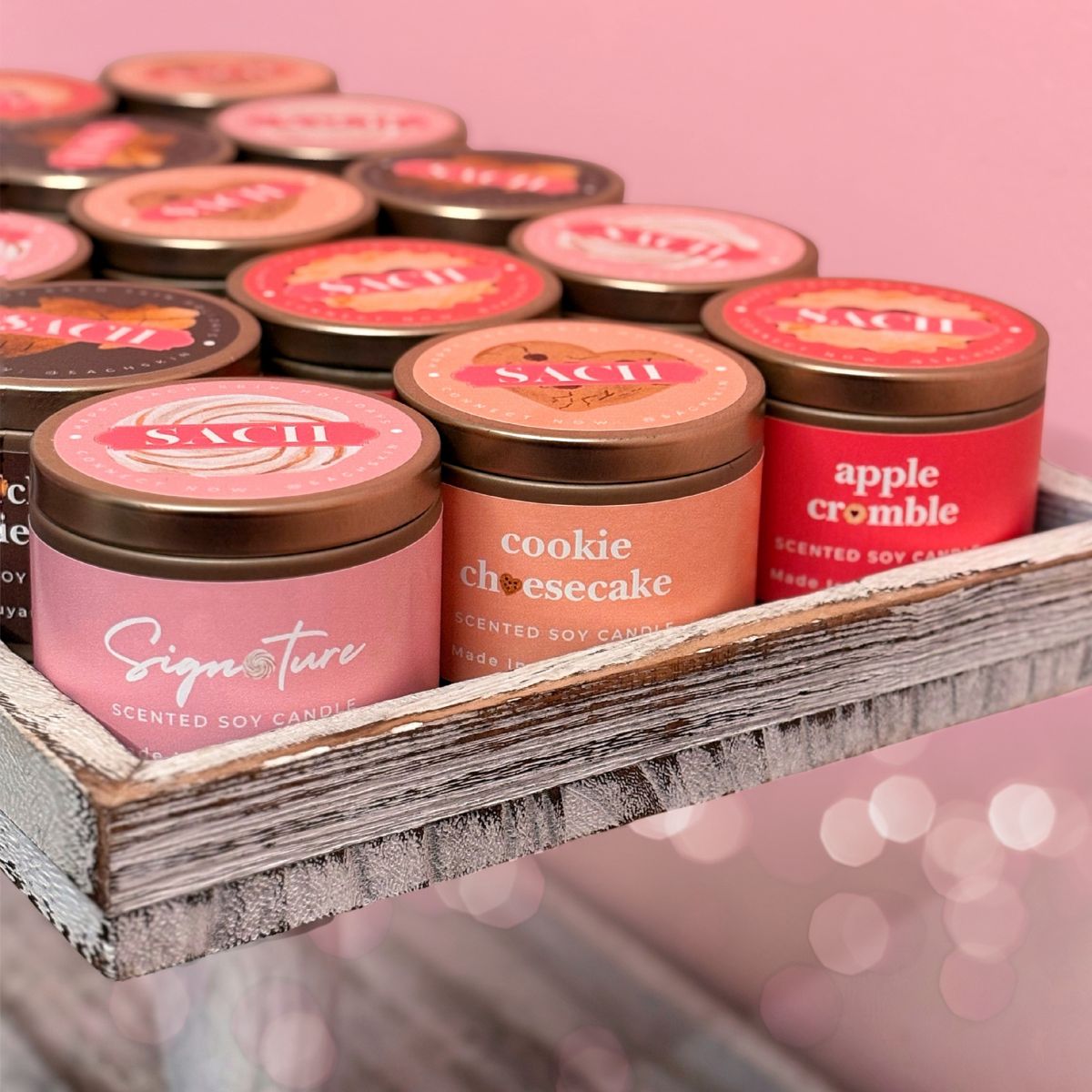 SACH 4oz Holiday Candles