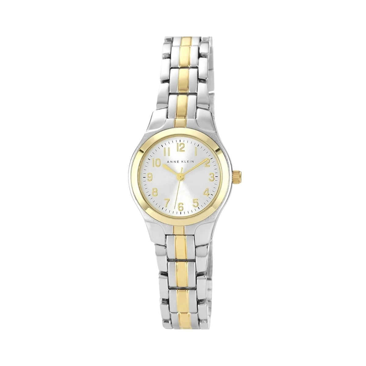 CUR 831 - Anne Klein Silver And Gold Round Face Watch