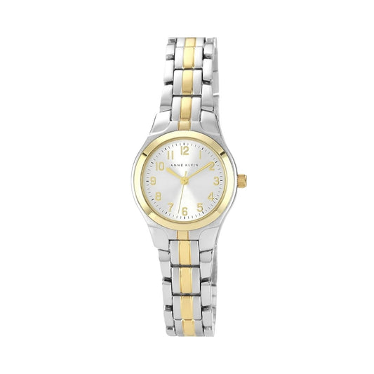 CUR 831 - Anne Klein Silver And Gold Round Face Watch