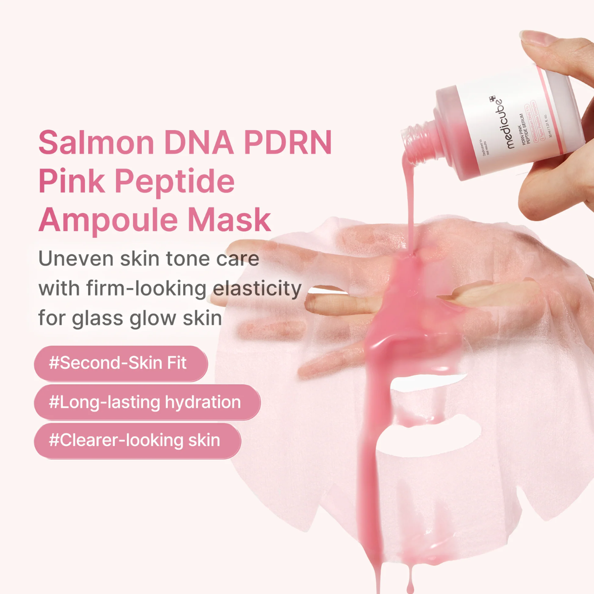 TAF - Medicube PDRN Pink Peptide Ampoule Sheet Mask