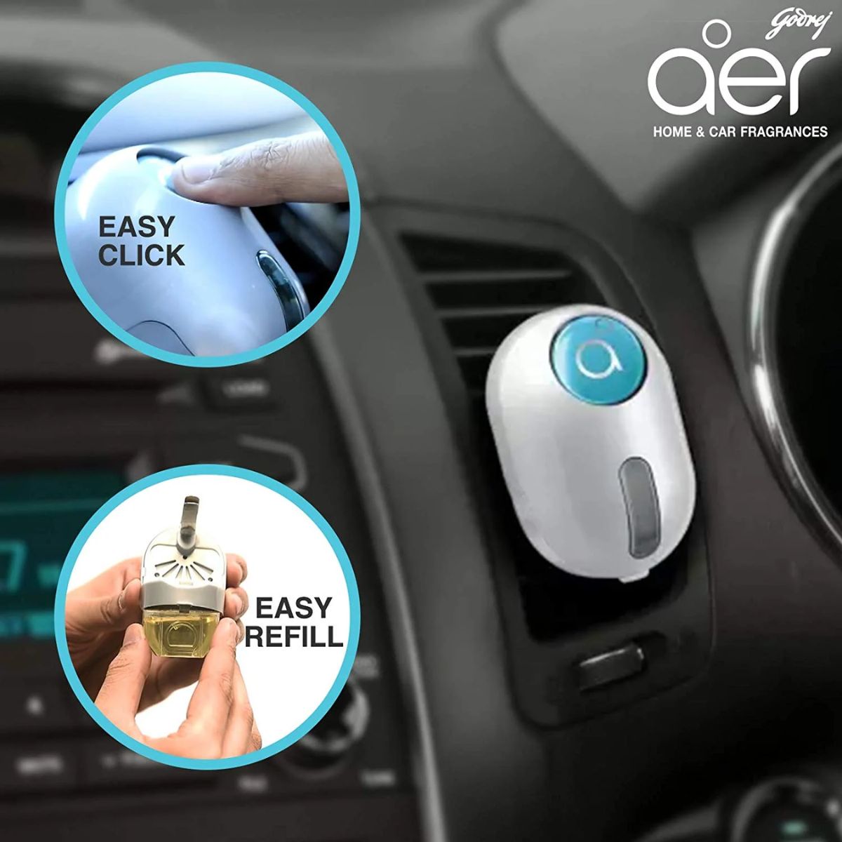 AES - Aer Click Gel Car Fragrance (10g)