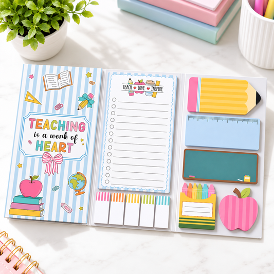 SMC - Teacher Sticky Note Gift Set - Striped
