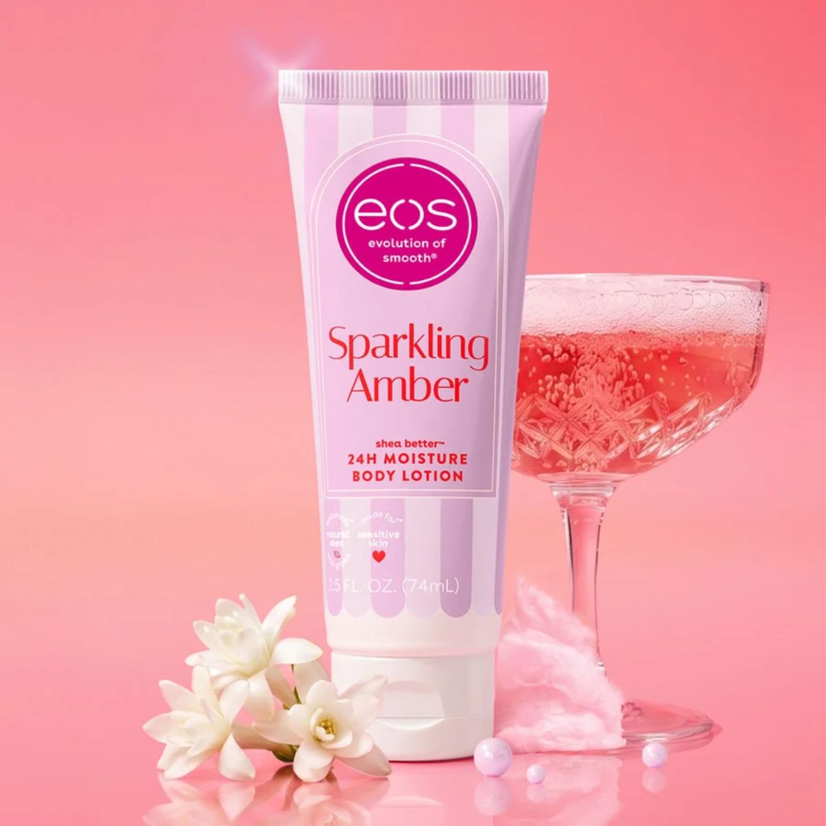TAF - EOS Shea Better Travel Size Body Lotion - Sparkling Amber