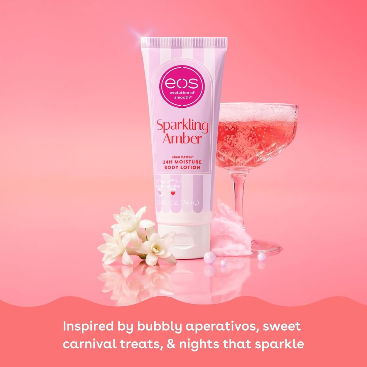 TAF - EOS Shea Better Travel Size Body Lotion - Sparkling Amber