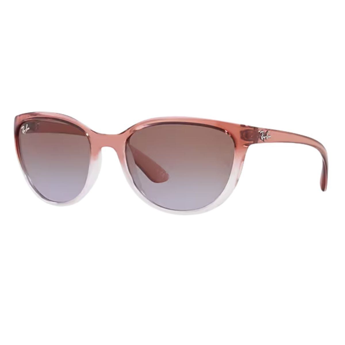 CUR 729 - Ray-ban 59mm Light Brown Cat Eye Sunglasses