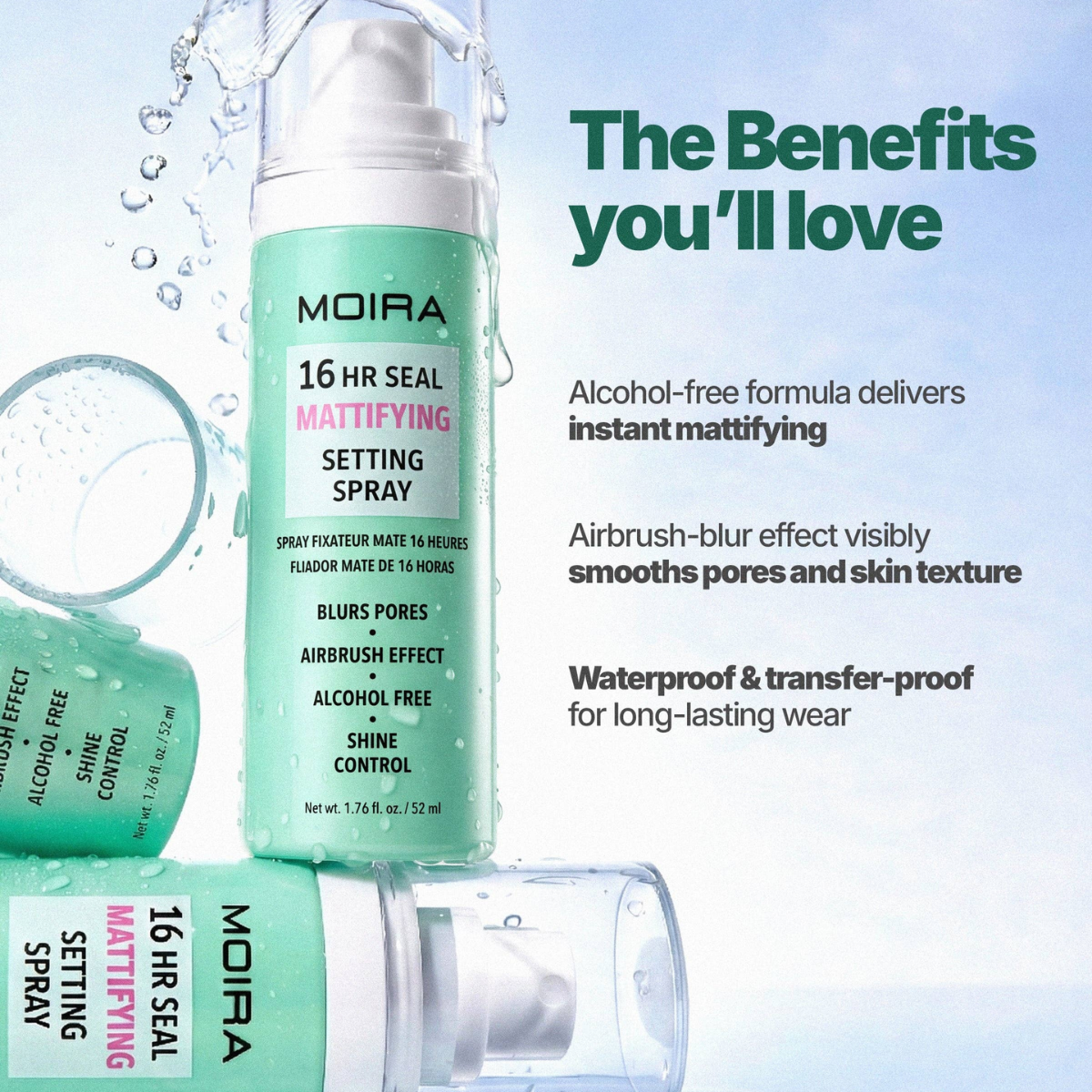 TAF - Moira 16HR Seal Mattifying Setting Spray