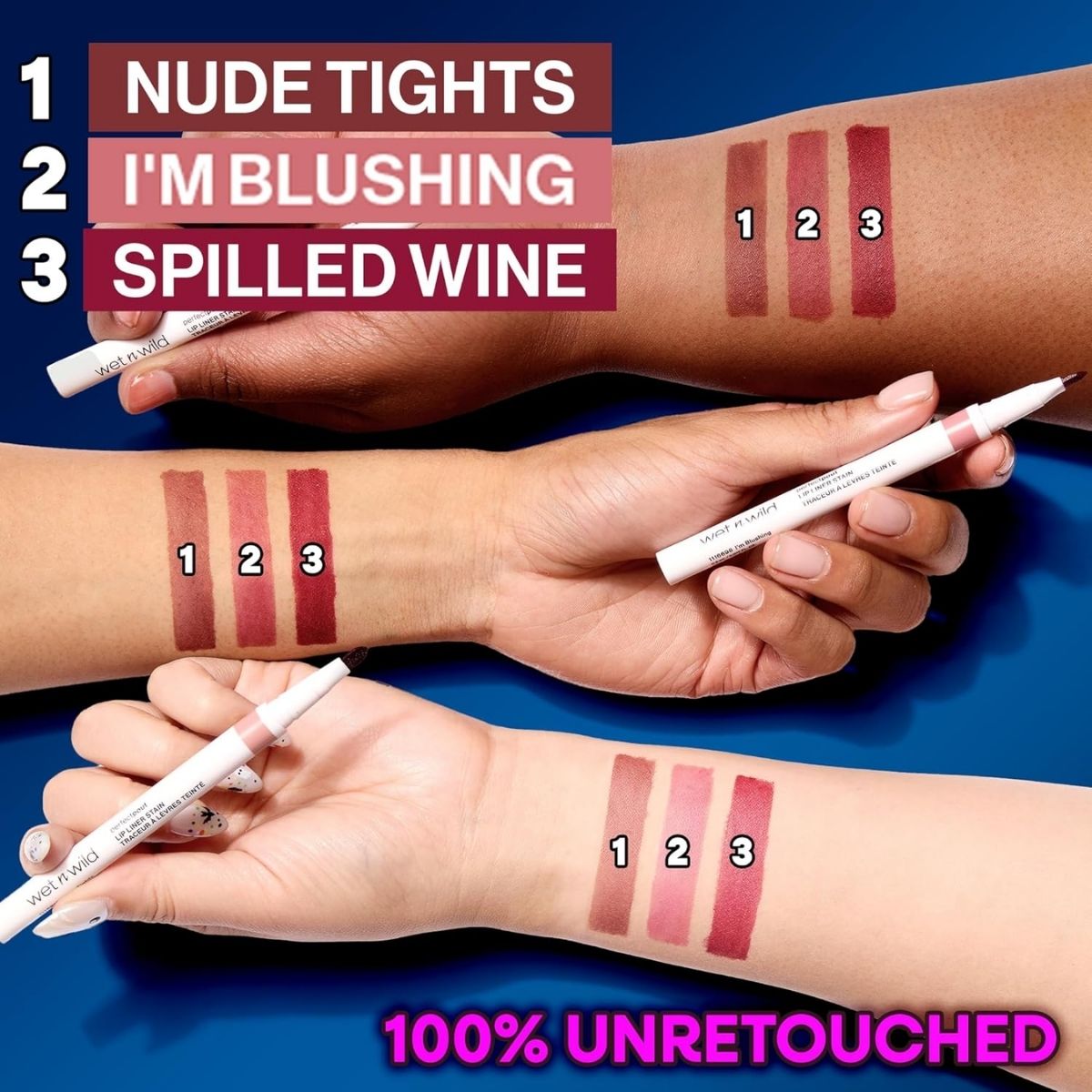 TAF - Wet n Wild Perfect Pout Lip Liner Stain - Spilled Wine