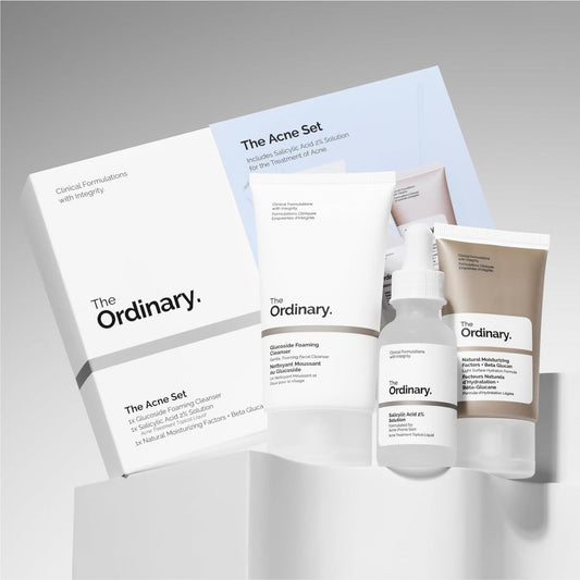 TAF - The Ordinary The Acne 3 Step Skincare Kit Set