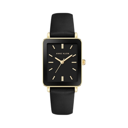 CUR 828 - Anne Klein Square Black Strap Watch