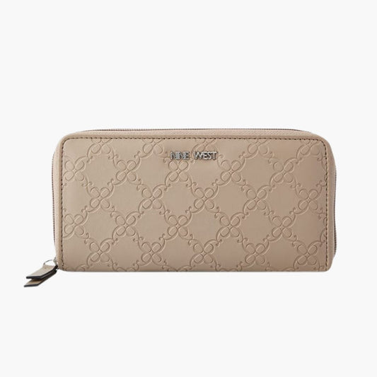 CUR 709 - Nine West Dark Khaki Zip-Around Zuri Wallet