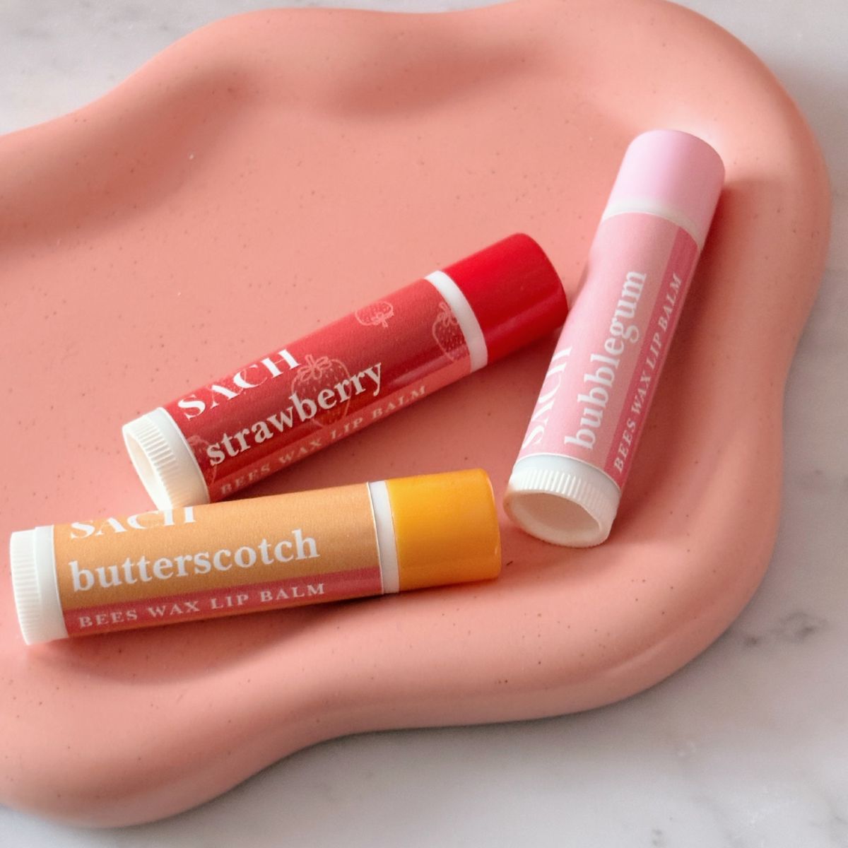 SACH Beeswax Lip Balms