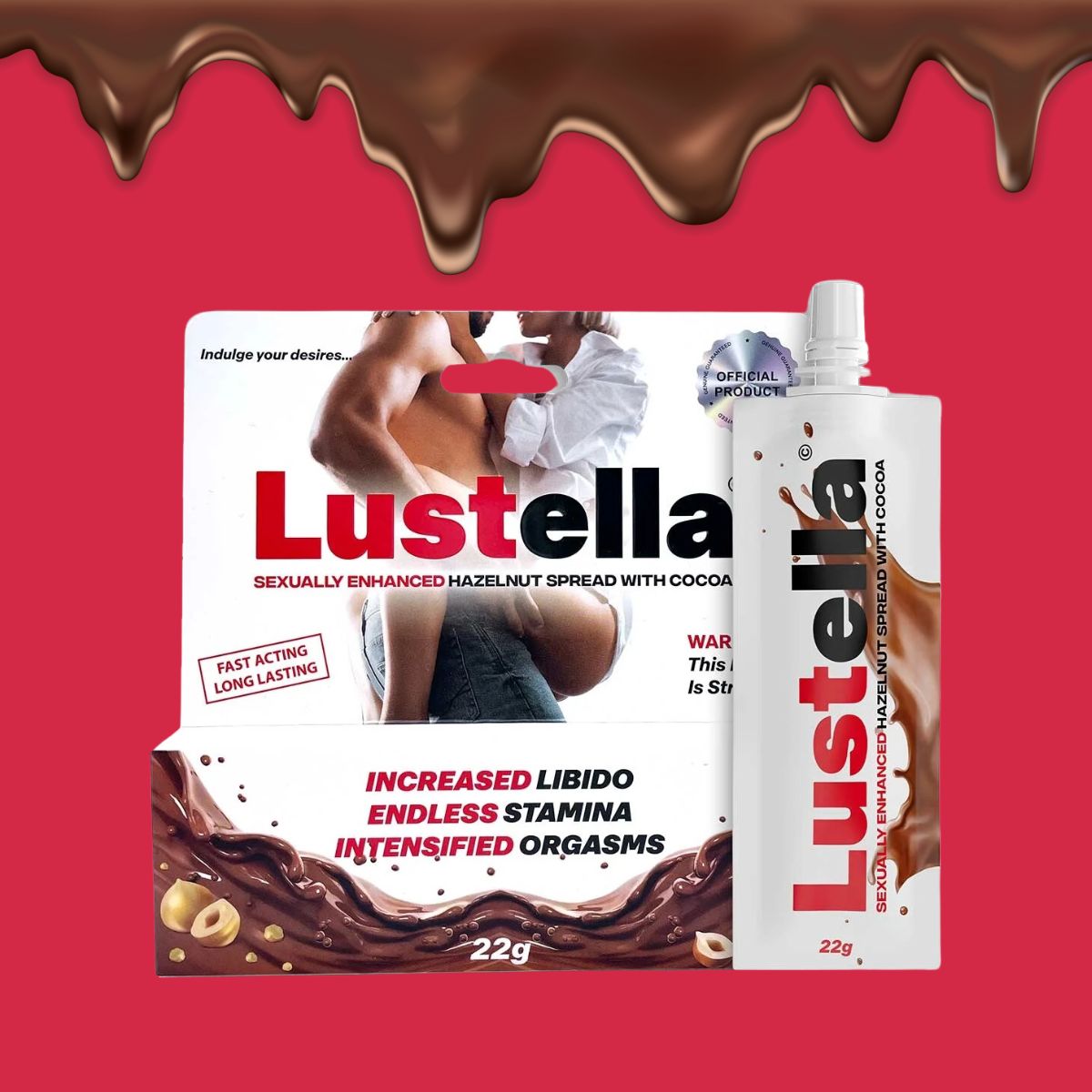 SV - Lustella Sexually Enhanced Hazelnut Spread 22g