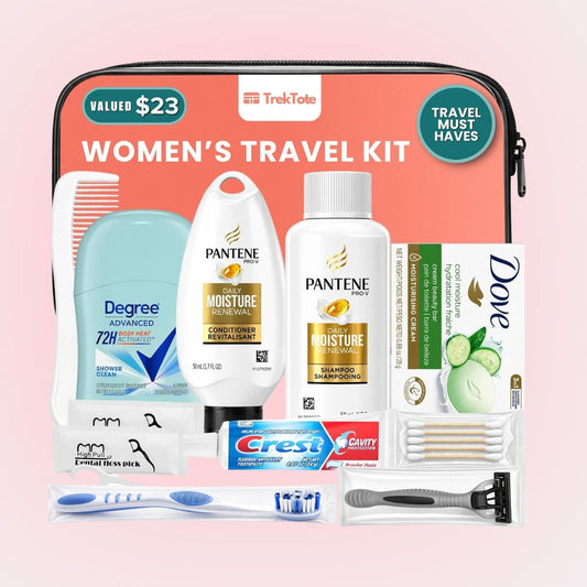 SMC - Travel Size Essentials Toiletry Hygiene Kit - Women