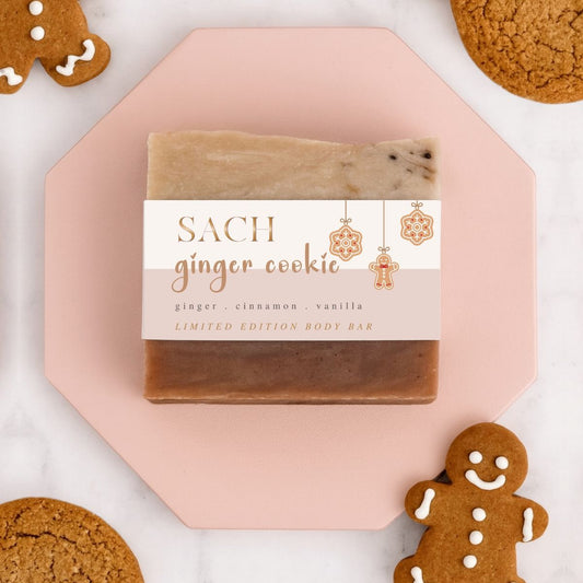 SACH Ginger Cookie Body Bar