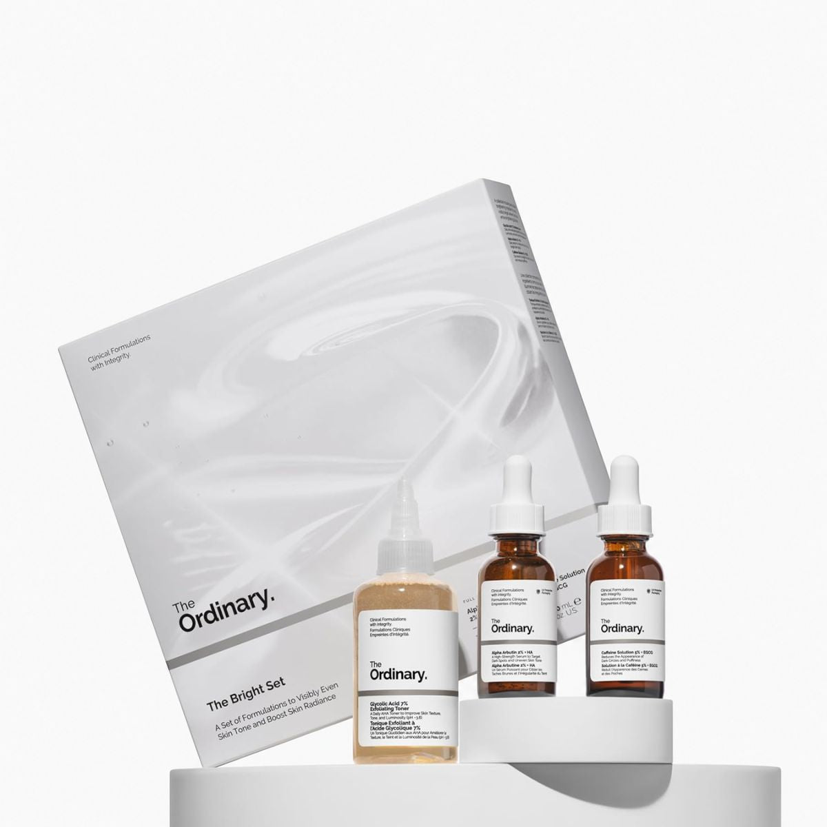 TAF - The Ordinary The Bright Set 3 Step Skincare Kit Set