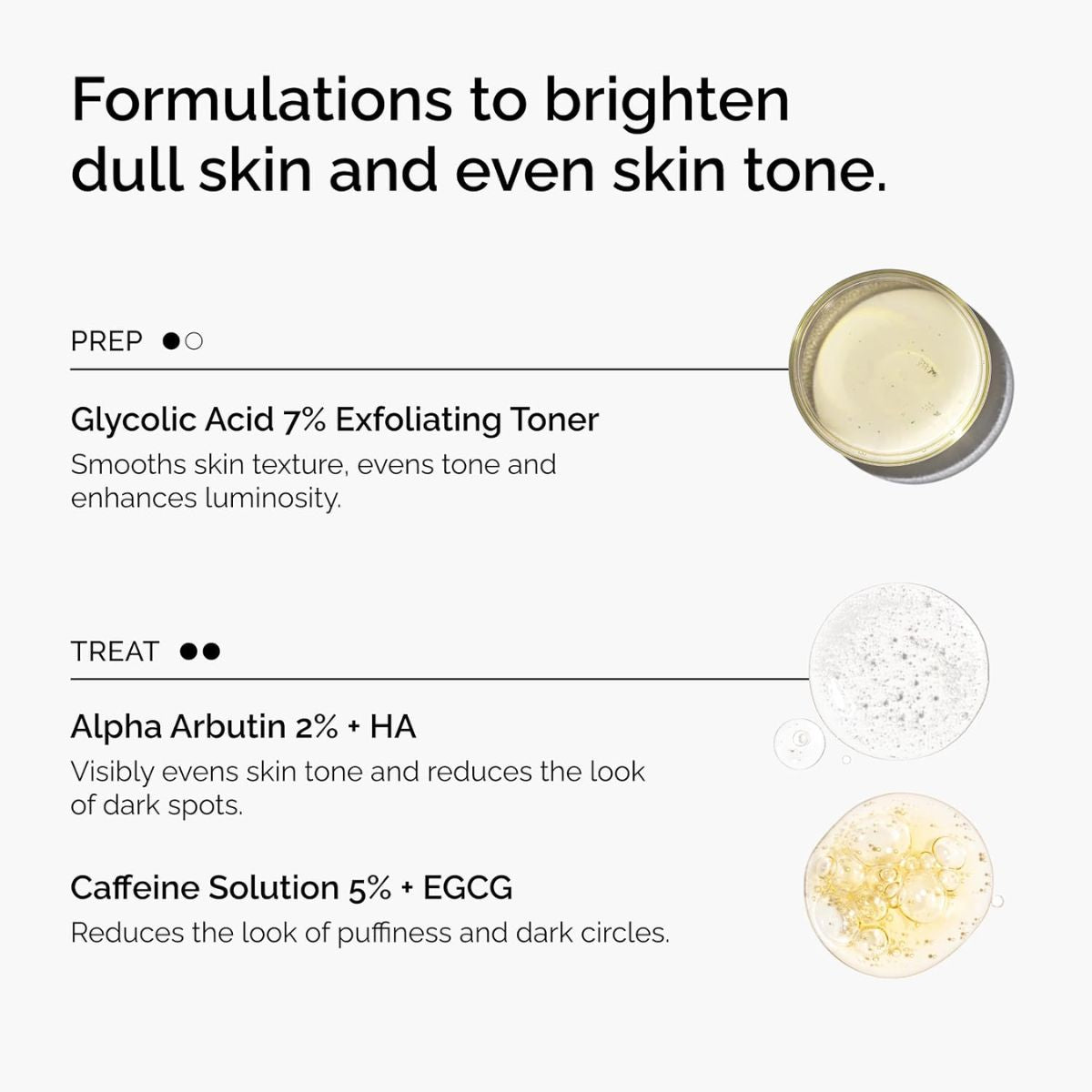 TAF - The Ordinary The Bright Set 3 Step Skincare Kit Set