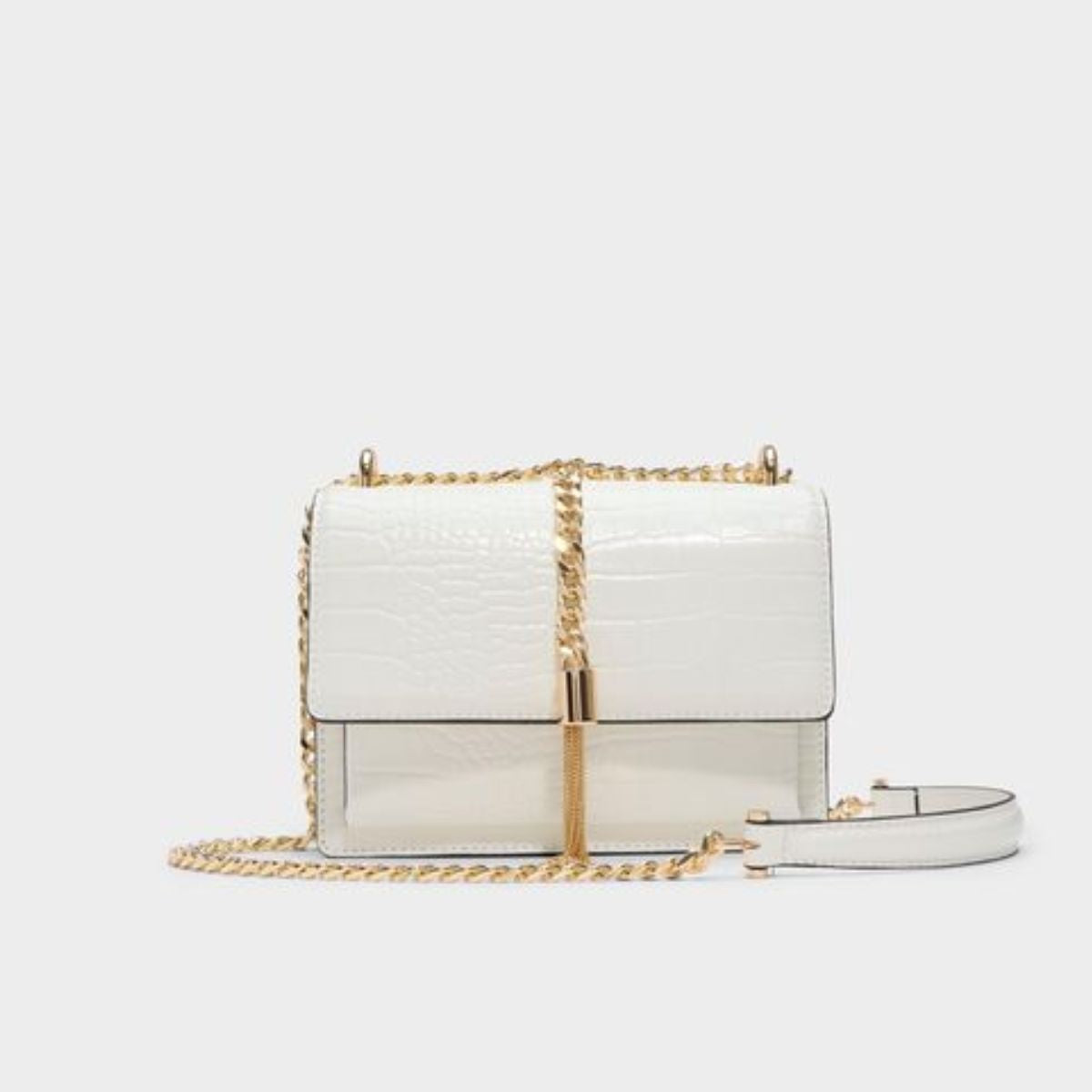 CUR 0127 - Aldo White Miyabell Crossbody Purse