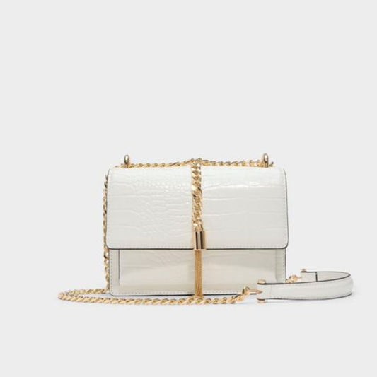 CUR 0127 - Aldo White Miyabell Crossbody Purse