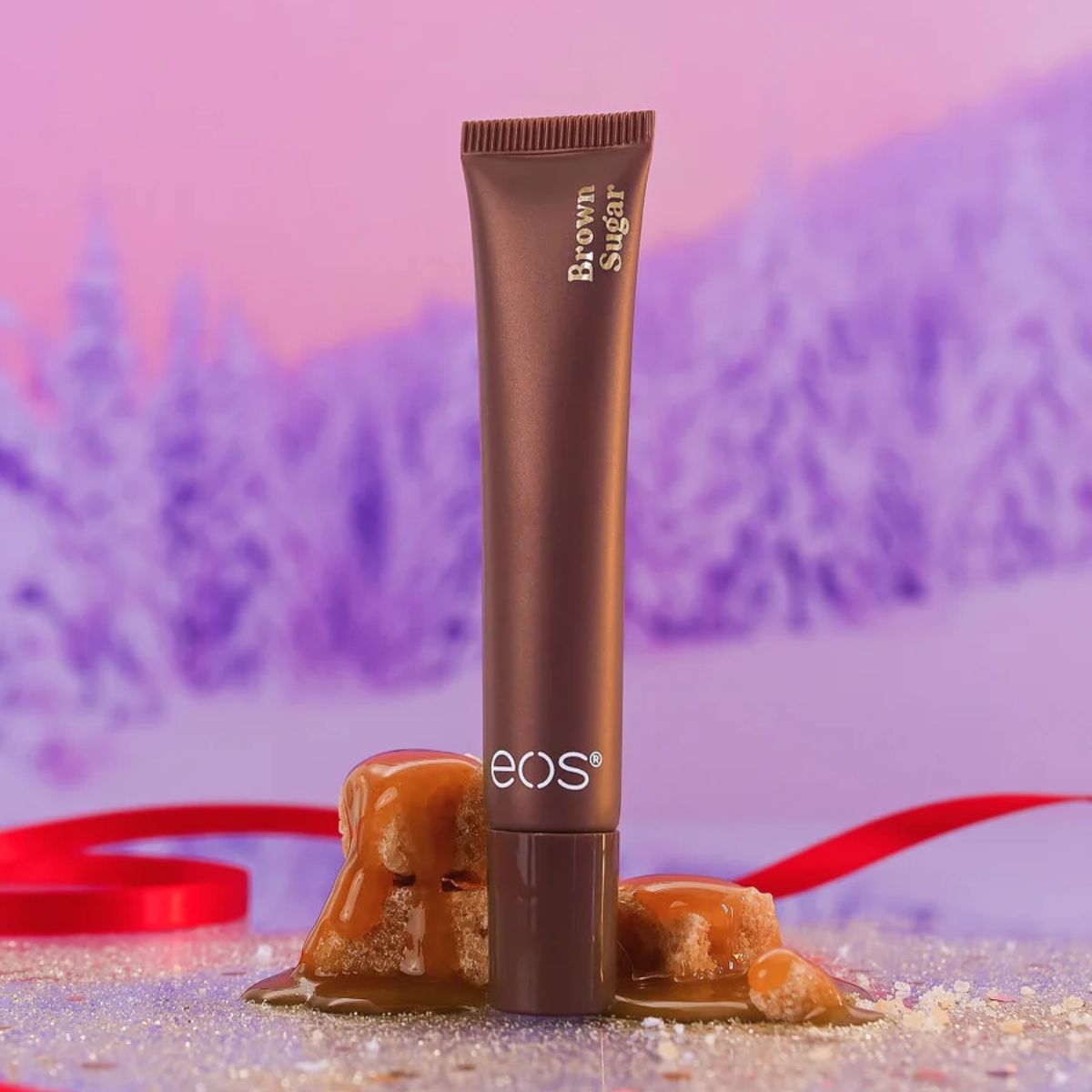 TAF - EOS Holiday Dewy Lip Shine Shimmer - Brown Sugar