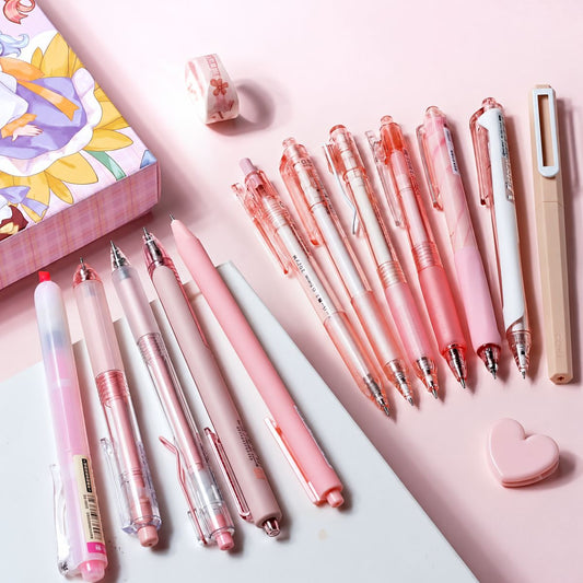 TAF - Four Candies Rose Gel Pen - Black Ink