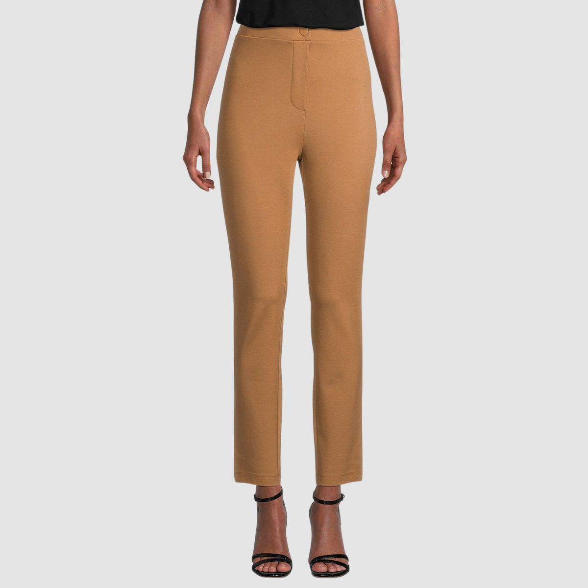 DV 37 - Worthington Tobacco Brown Ultra Stretch High Rise Leggings Pant