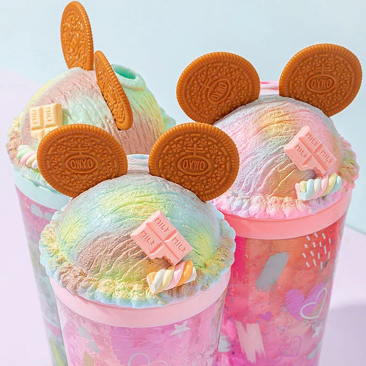 LIT - Cookie Mouse Ear Sweets Rainbow Pink Tumbler 16oz