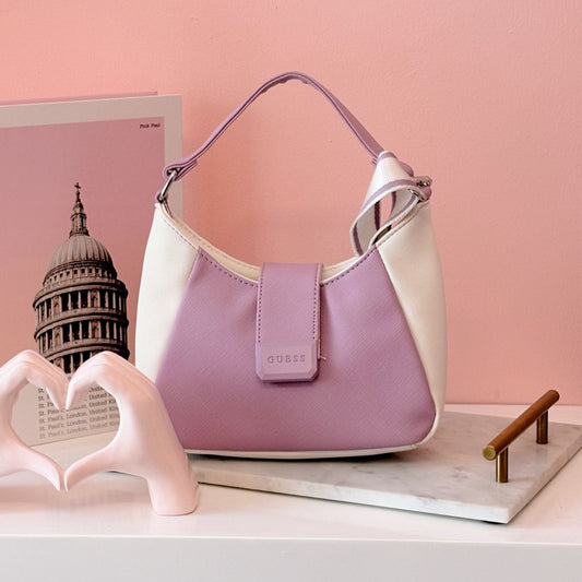 CUR 605 - Guess Lilac Whitney Top Handle Purse
