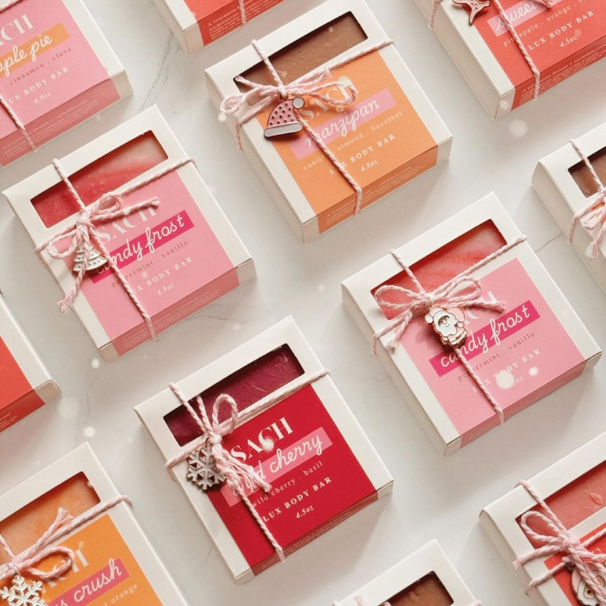 SACH Luxe XL Holiday Gift Bar with Charm