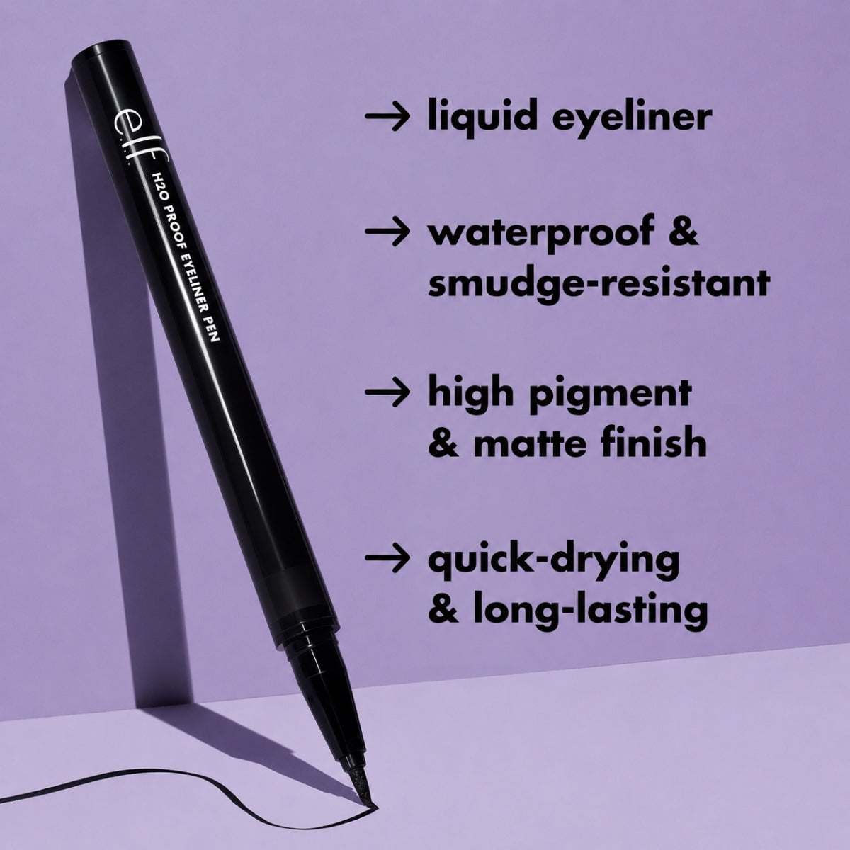 TAF - Elf H2O Proof Eyeliner Pen - Black