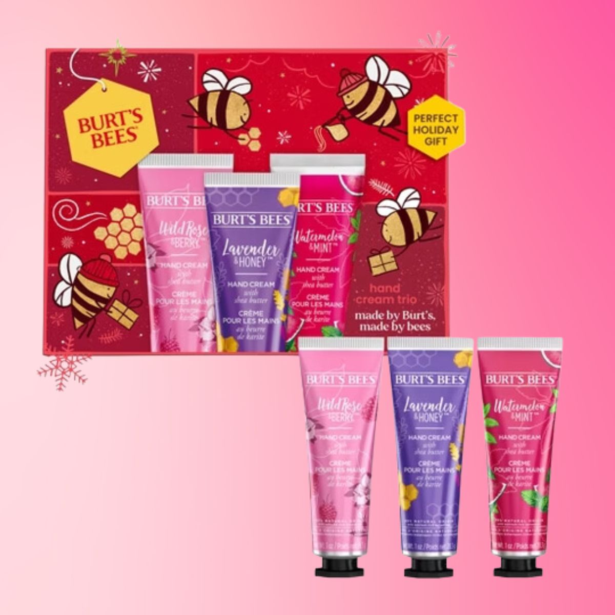 CUR 361 - Burt's Bees Hand Cream Trio