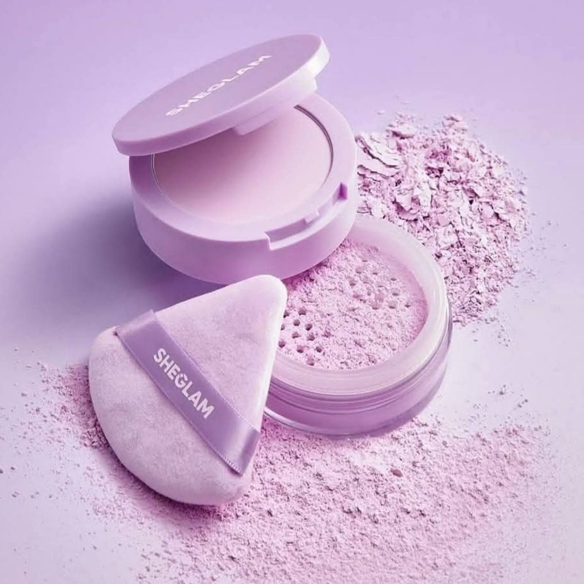 TAF - SHEGLAM Taro Insta-Ready Face & Under Eye Setting Powder Duo