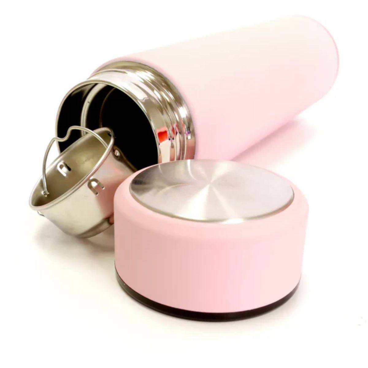 LIT - Pink Stainless Steel Tumbler w/ Tea Filter Basket