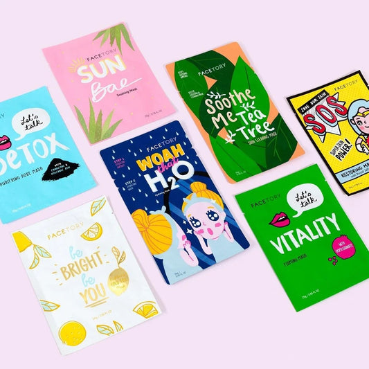 TAF - Facetory Assorted Face Sheet Masks