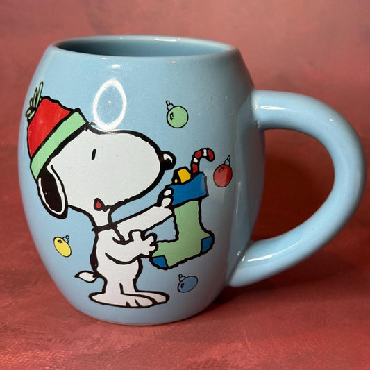 OKD - Blue Snoopy Christmas Mug