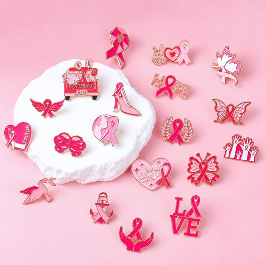 SMC - Breast Cancer Awareness Assorted Enamel Pins