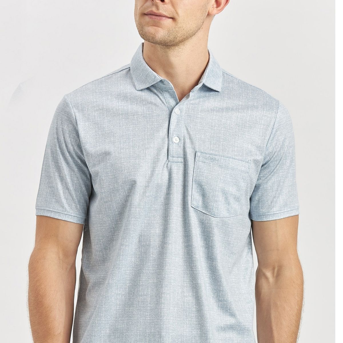 CUR 890 - Kenneth Cole Medium Powder Blue Polo