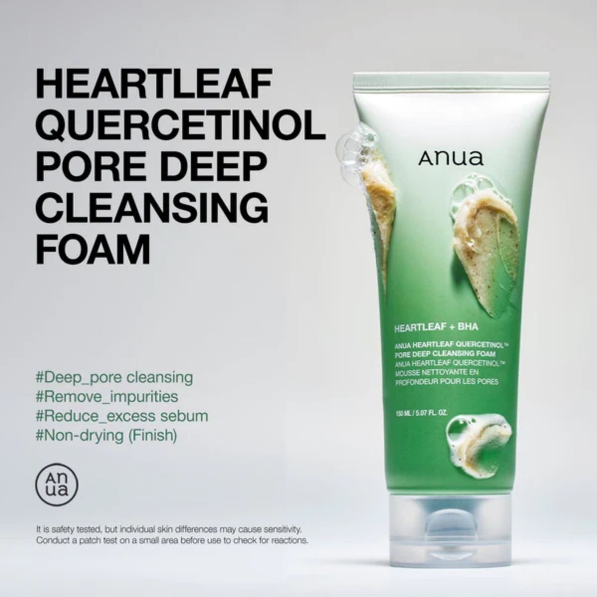 MKO 006 - Anua Heartleaf Quercetinol Pore Deep Cleansing Foam